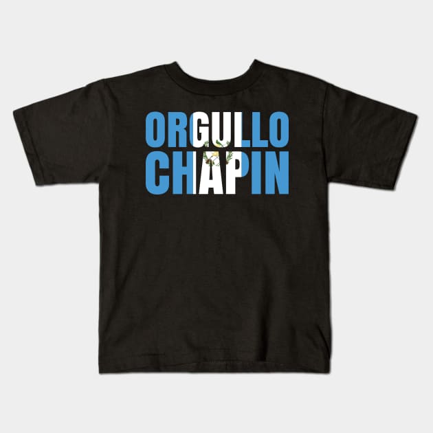 Guatemala Quetzal Orgullo Chapin Guate Antigua Tikal Maya Puchica Vos Bandera Kids T-Shirt by Shirtsurf